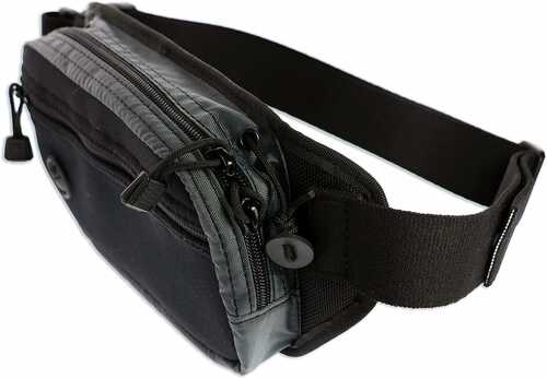 Galco Ftpgbc Fastrax Pac Waist Pack Black/gray Neoprene/nylon Fits Glock 32/kahr Cw9 Ambidextrous Hand