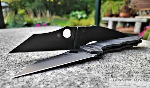 Spyderco C253gpbbk Yojumbo 3.98" Folding Wharncliffe Plain Black Dlc Cpm S30v Ss Blade/black Textured G10 Handle Include