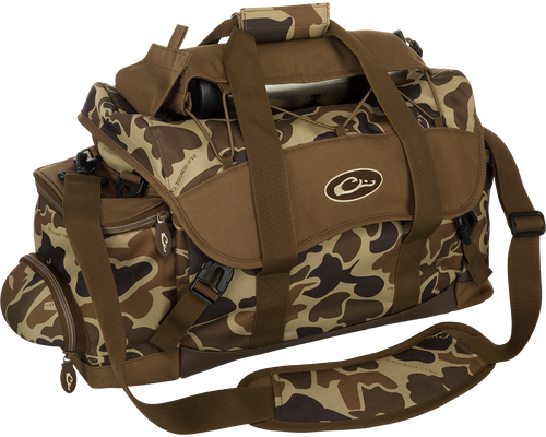 Drake Waterfowl Da2030038 Blind Bag (extra Large), Realtree Max-7, Waterproof Nylon, 20 Pockets, Sunglass Pocket, Thermo