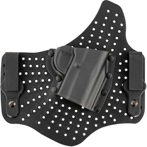 Galco KA212B KingTuk Air IWB Black Kydex/Leather Fits 1911 5", UniClip/Stealth Clip, Right Hand