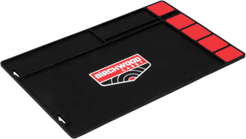 Birchwood Casey 30250 Pistol Cleaning Mat Black/red Rubber 17" X 11"