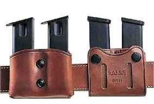 Galco Havana Brown Double Magazine Case Fits Belts 1"-1 3/4" Wide Md: DMC26H