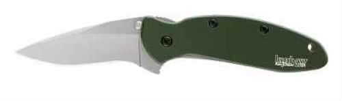 Kershaw Folding Knife With Drop Point Blade & Plain Edge Md: 1620Grn