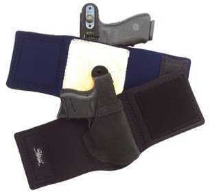 Galco Ankle Lite Full Size/Compact Holster, 3.3 Inch Barrel Springfield XD-S, Steerhide, Black Md: AL662