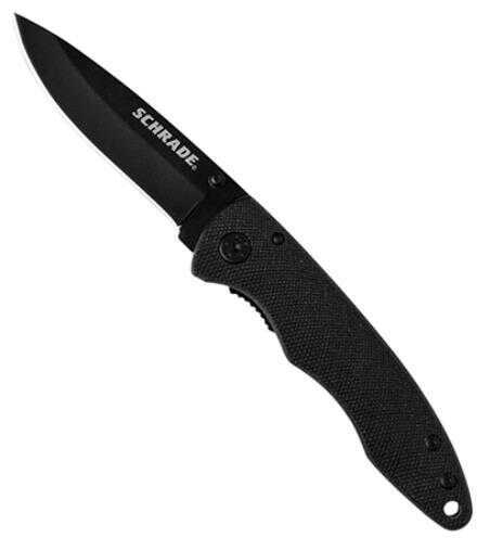 Schrade 401ALBK Black Aluminum Folder Knife