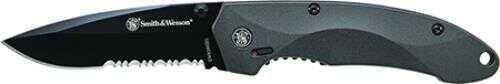 S&W Knives SW6000Bs SWAT Magic Folder 3.3" 4034 SS Blk Alum Hndl Blk