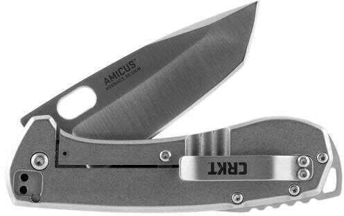 Columbia River 5441 Amicus Folder 3" 8Cr13MoV Satin Modified Tanto Stainless Steel, G10 Black