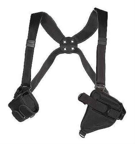 Bianchi Ambidextrous Shoulder Holster With Mag Pouch & Tie Down Accessory Straps Md: 17033