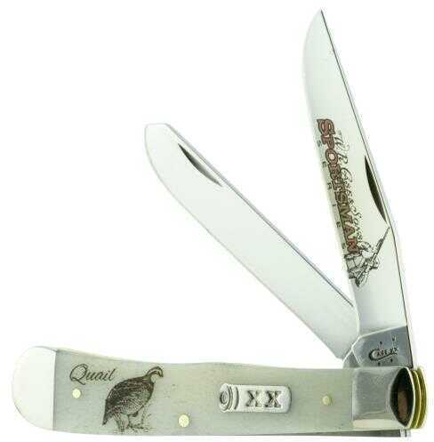 Case 50435 Trapper Folder Steel Clip Point/Spey Bone