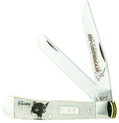 Case 50436 Trapper Folder Steel Clip Point/Spey Bone