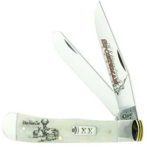 Case 50437 Trapper Folder Steel Clip Point/Spey Bone