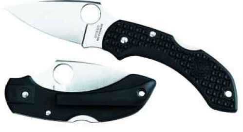 Spyderco Dragonfly Knife With Plain Edge & Clip Point Blade Md: C28PBK