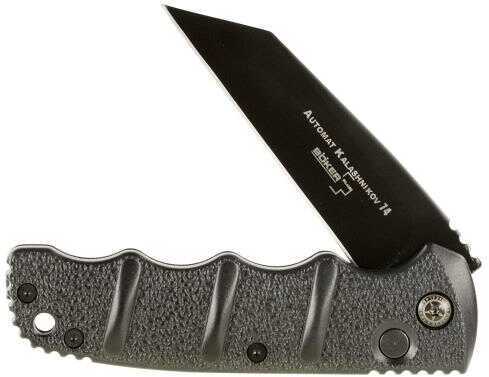 Boker USA Plus AK-74 AUS-8 Drop Point 3.25-Inch Blade, Aluminum Black Md: 01KALS74FN