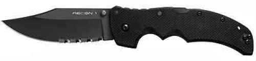 Cold Steel Folding Knife With Partially Serrated Clip Point Blade Md: 27TLCH