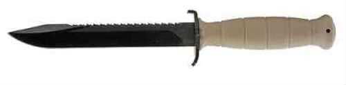 Glock Serrated Edge Knife With Sand Handle Md: Ks17481