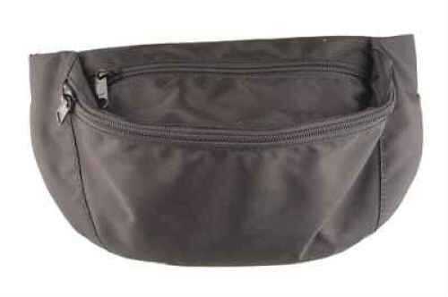 Uncle Mikes Black Gunrunner Fanny Pack With Three Zippered Compartments Md: 8873