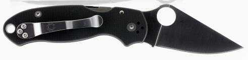 Spyderco Para 3 Folder 3.0 in Plain Black G-10 Handle