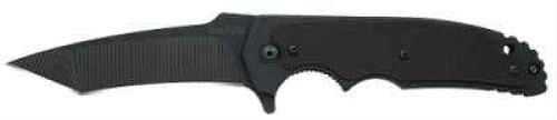 Kershaw Tanto Folding Blade Knife With Stainless Handle & W/G-10 Overlays Md: 1730TBLK