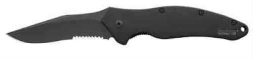 Kershaw Clip Point Folder Knife With Tungsten DLC Coated Blade & Serrated Edge Md: 1840CKTST