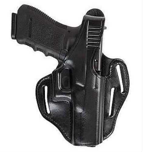 Bianchi Right Hand Black Leather Belt Holster For Colt Govenment Md: 24098