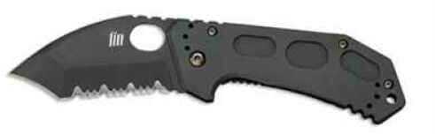 Kabar Fin Tanto Folder Knife With Serrated Edge Md: 5553