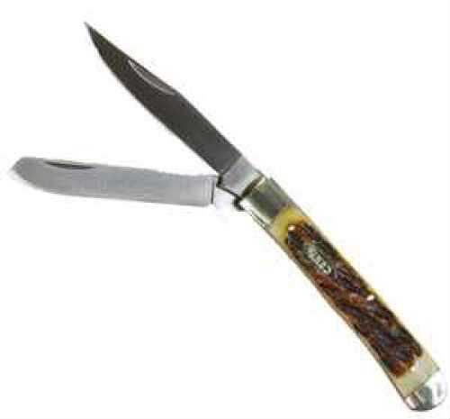 Columbia River 6064 Trapper Folder High Carbon Stainless Long Clip Point/Spey Bl