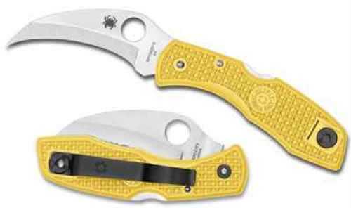 Spyderco C106PYL Tasman Folder Salt Yellow Plain