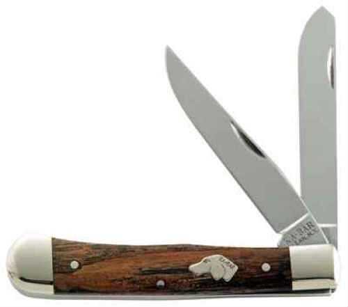 Ka-Bar 3211 Trapper Folder 2 Piece Set Blade Reclaimed American Chestnut