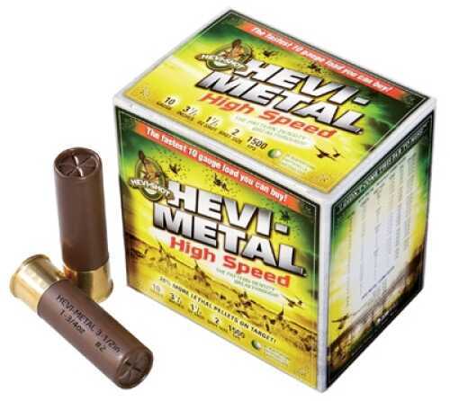 10 Gauge 3-1/2" Hevi Metal BBB  1-1/2 oz 25 Rounds Hevi-Shot Shotgun Ammunition