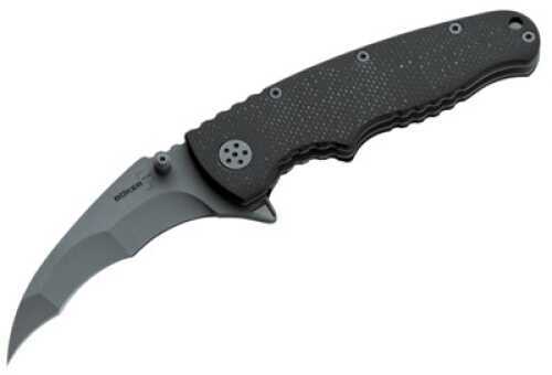 Boker 01Bo431 Baby Bat 440C Powder Coated Blade Hawkbill G-10