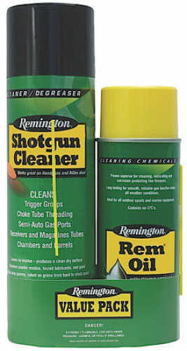 Remington 18131 Shotgun Cleaner And Oil Combo 2 Pack