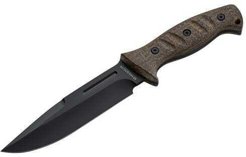 Boker 02sc010 Magnum Knife 6.75" 440 Stainless Spear Point Black Micarta