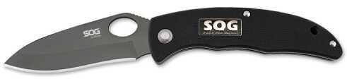 S.O.G SP53 Slipzilla Folder Black Drop Point Blade G-10 Handle