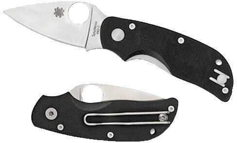 Spyderco C129GP Cat Folder 2.5" 440C Stainless Drop Point G-10 Black