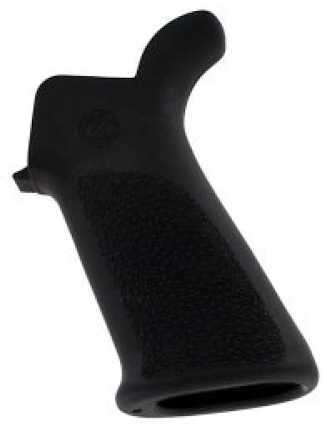 Hogue 15030 AR-15 Rubber Grip Beavertail No Finger Grooves Black