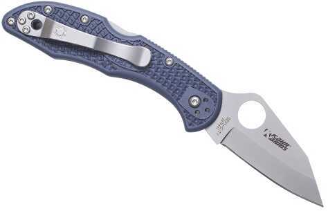 Kahr Spyderco Delica 4 Knife Folding Blue Md: KNSDBL001