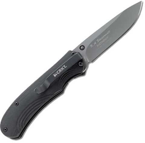 Columbia River 6875 Steigerwalt Folder Knife 3" 8Cr13MoV Drop Point Black G10 Serrated