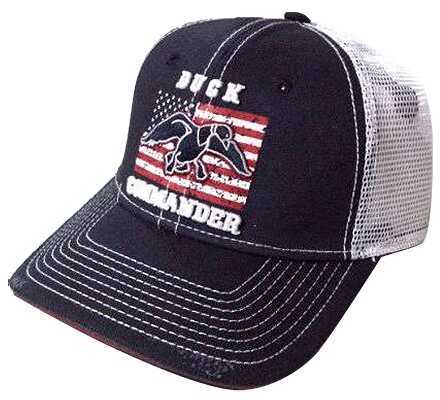 Duck Commander DHNWF Flag Navy/White Hat Mesh One Size Cotton/Poly 10 Pack