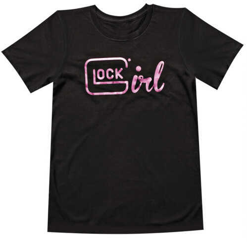 Glock Short Sleeve Girl T-Shirt Black Small Cotton AA46001