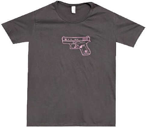 Glock T-Shirt Ladies G42 Short Sleeve Gray Small Cotton AA46007