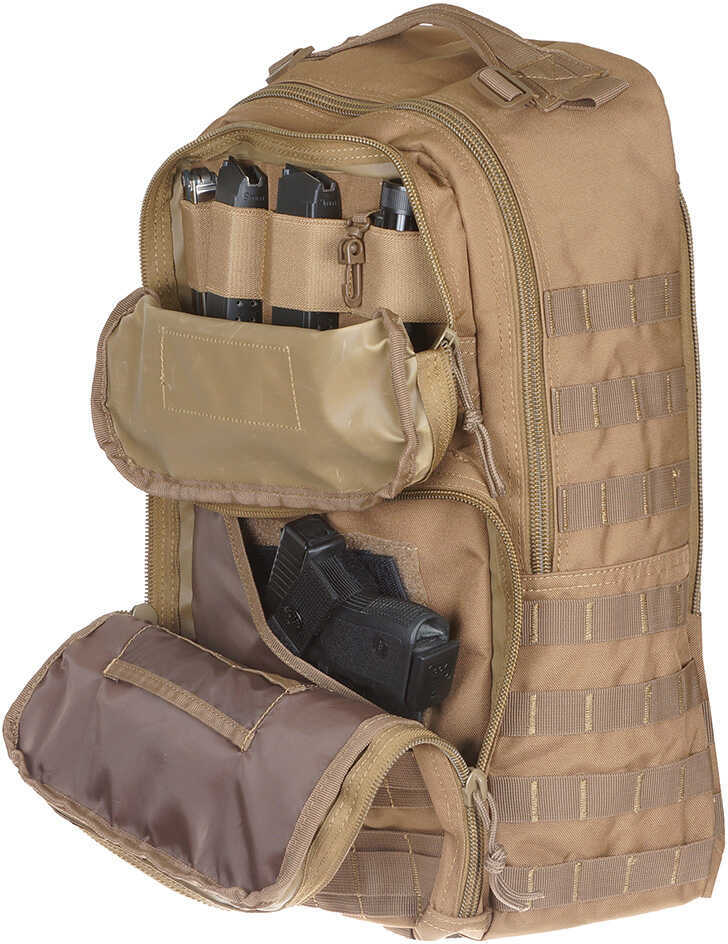 Drago 14308Tn Atlus Sling Pack Backpack Tactical 600D Polyester 19"X11"X10" Tan