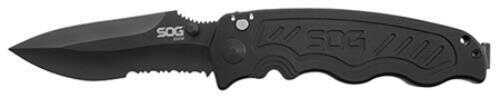 S.O.G ZM1016CP Zoom Folder 3.15" AUS-8 Tanto Black 6061-T6 Aluminum