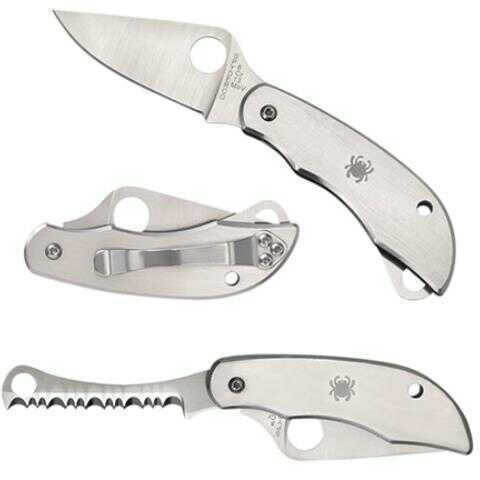 Spyderco ClipiTool Folding Knife w/Plain & Serrated Blades