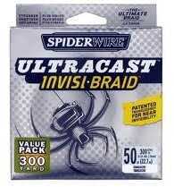 Spiderwire Ultracast Invisi-Braid 125Yd 50#/12Dia Translucent Md#: U50IB-125