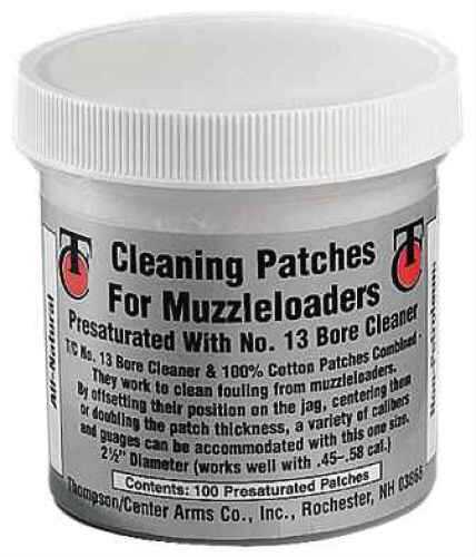 T/C Presaturated Patches 100/Jar W/Number 13+ Cleaner