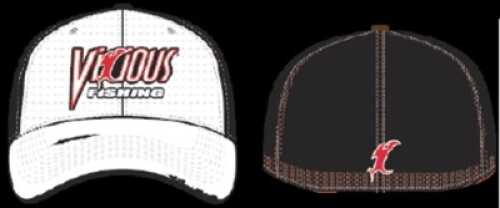 Vicious Stretch Cap OSFA Black/White Md#: CHBKWH