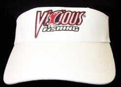 Vicious Fishing Logo Visor OSFA White Md#: CVWH