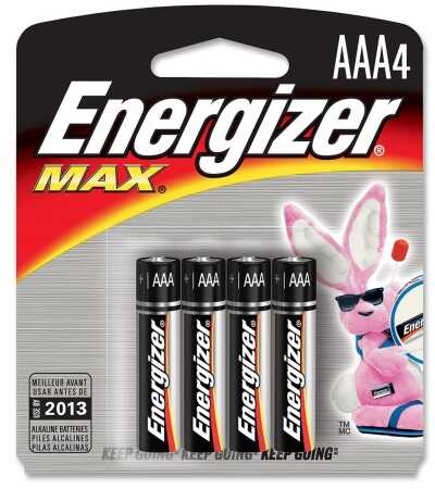 OMP Energizer Max Batteries AAA 4/Pk.