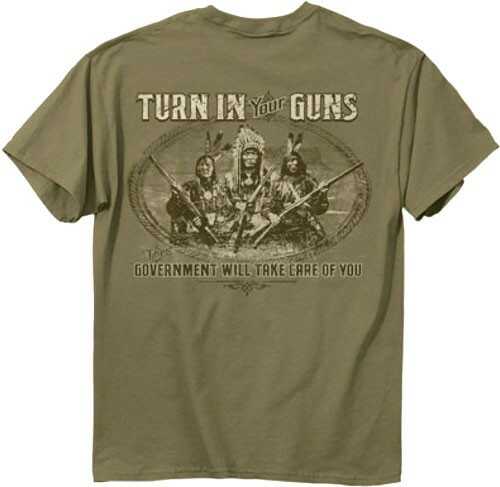 Buck Wear T-Shirt "Turn In Your Guns" S-Sleeve Dust Med