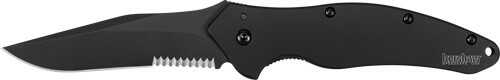 Kershaw Shallot Black 3.5" Serrated Blade